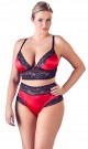 Undertøyssett Plus Size Sort/Rød thumbnail