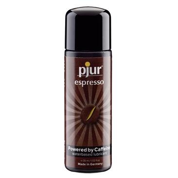 Pjur Glidemiddel Espresso 30 ml passer til sexleketøy og intimlek, og er lett å vaske av.